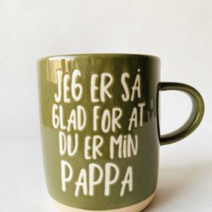 Krus &laquo;Jeg er så glad for-pappa&raquo;