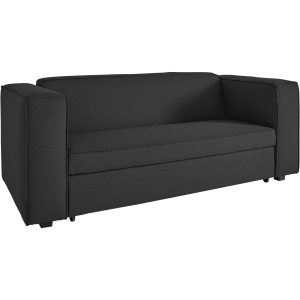 Asmund Sovesofa, i linstoff-look antrasitt