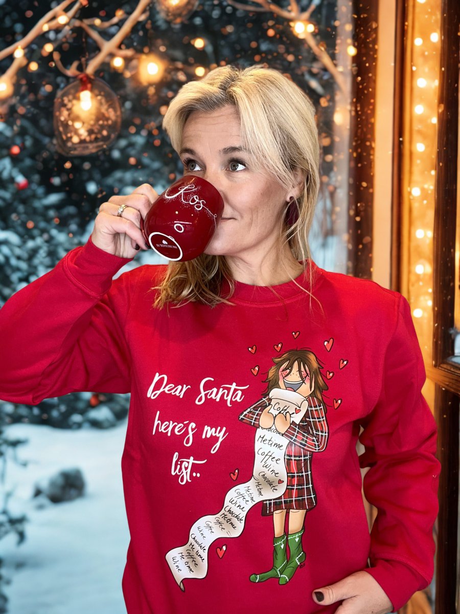 Julegenser fra Lykketegning Christmas list (rød) - Image 5