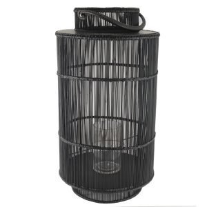 Rattan lyslykt stor høy