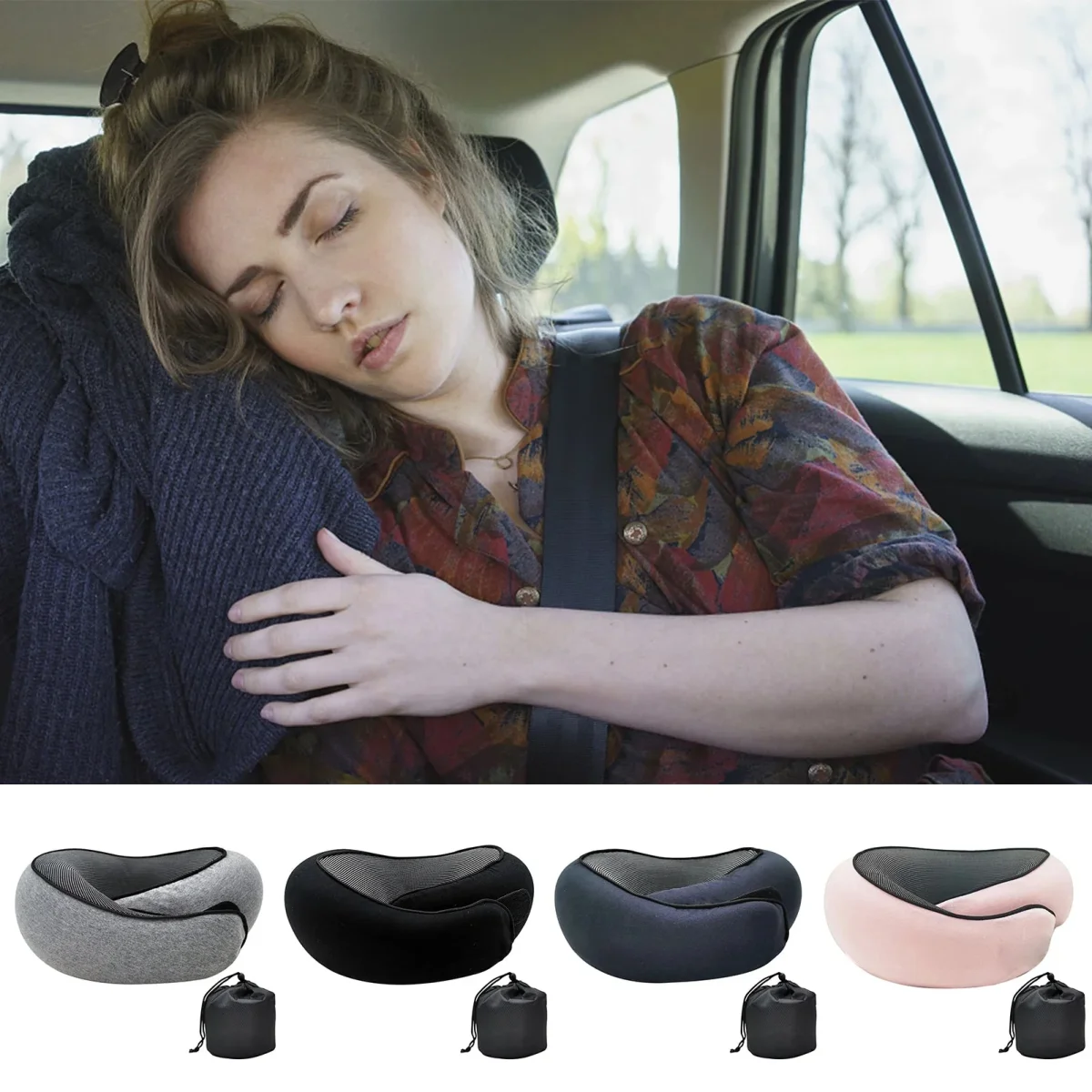 Behagelig nakkepute til reise - Image 5