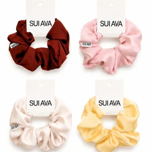 Suiava - Hårstrikk Ribbon Scrunchie - 4 varianter