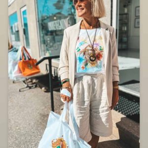 T-shirt “Blessed” Lykketegning