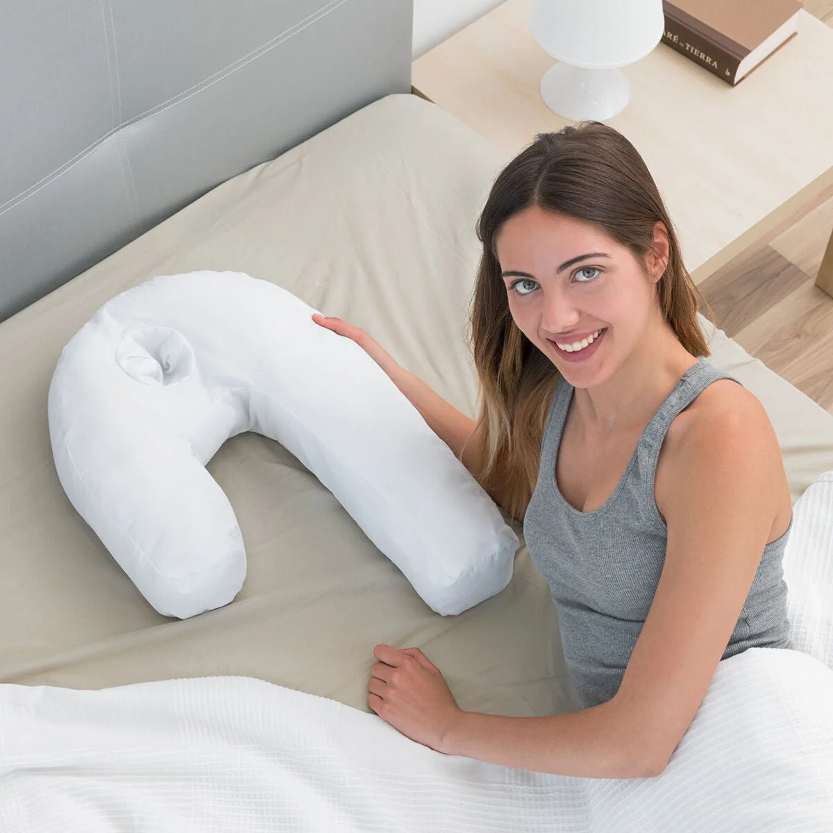 U-formet pute for sidesoving - Image 3