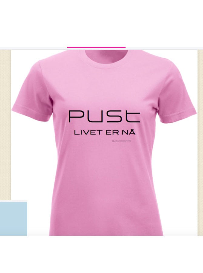 Lekker Lykke t-skjorte (Rosa)
